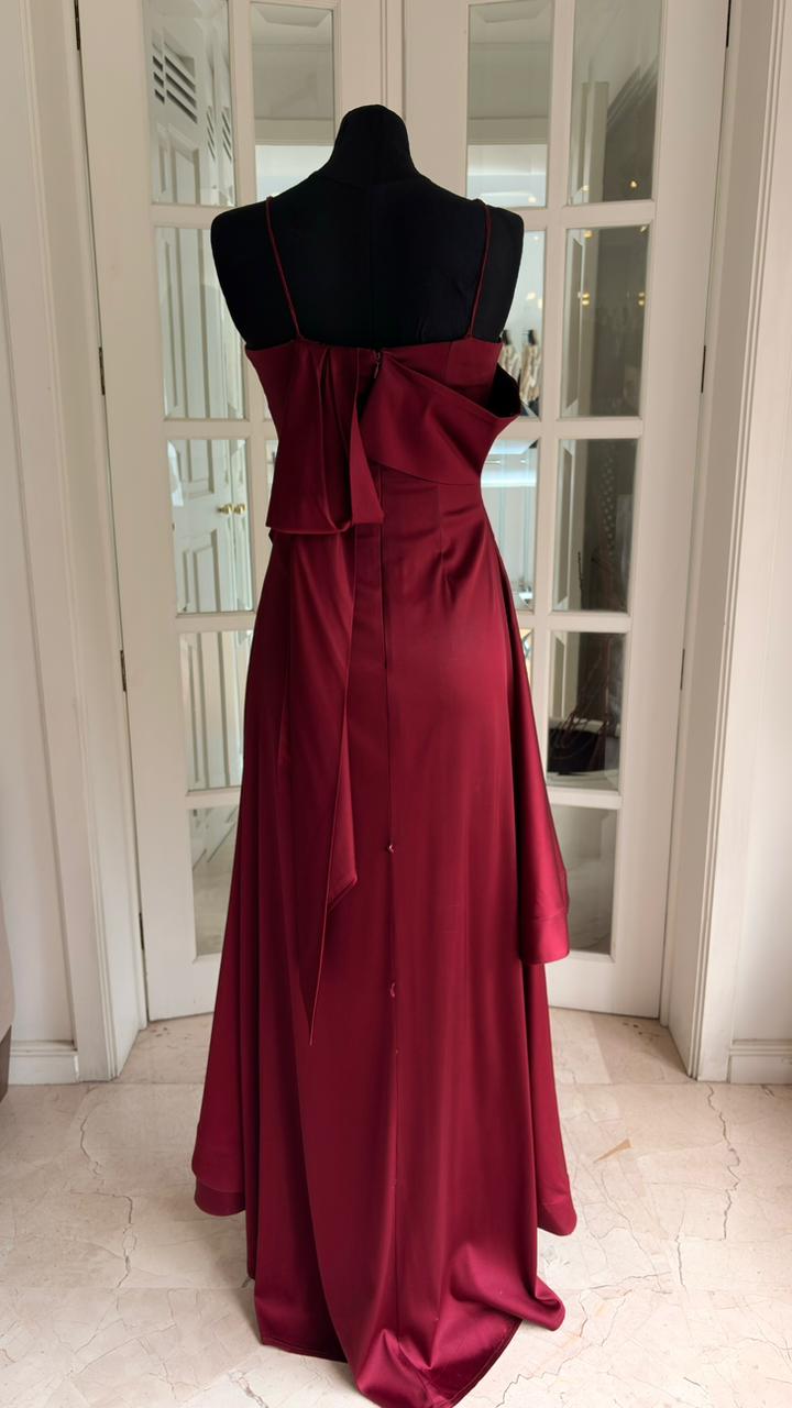 Vestido Maite Tinto
