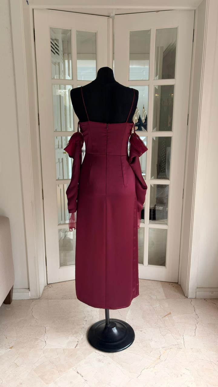 Vestido Giselle tinto