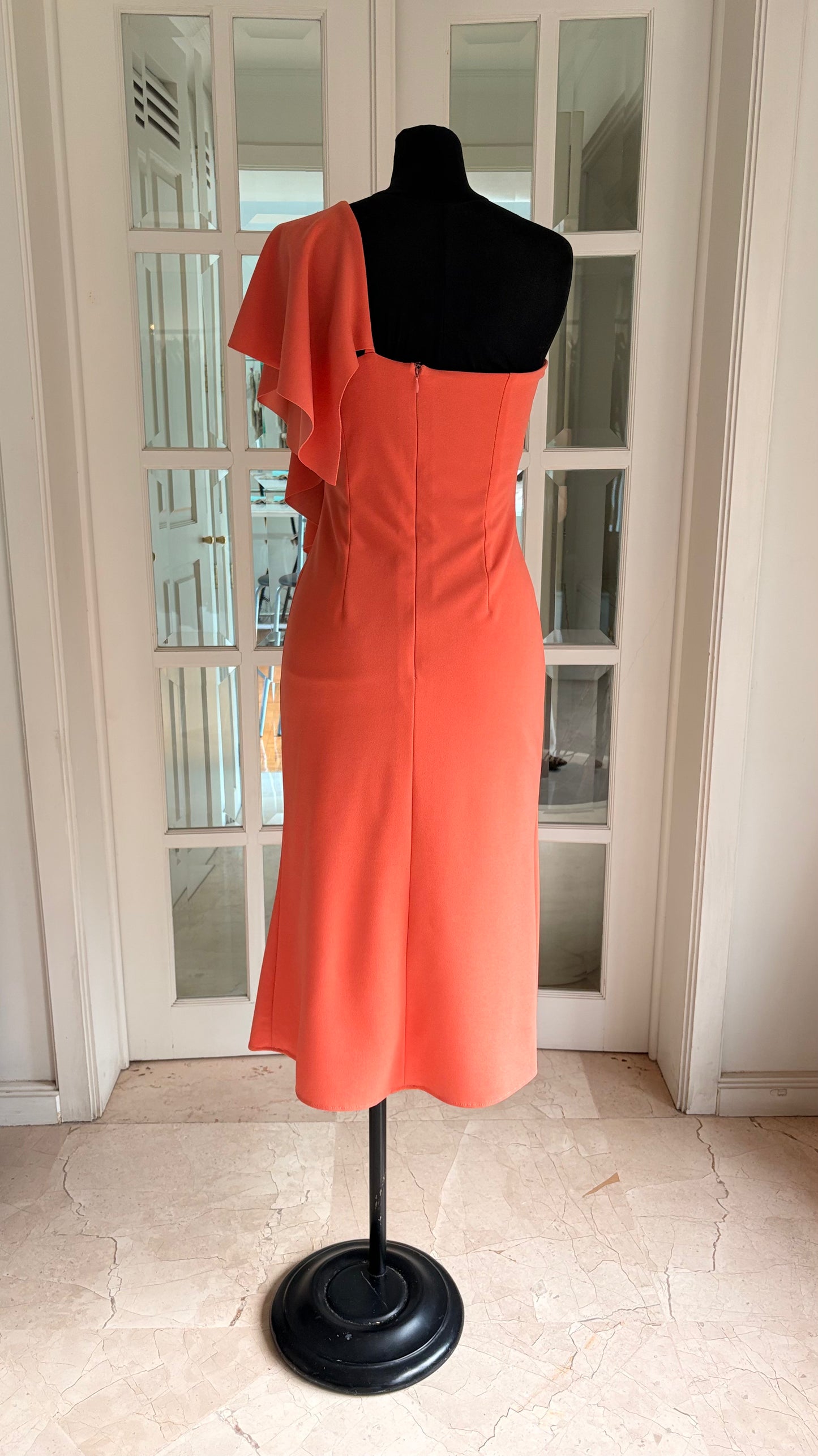 Vestido Palermo Naranja Midi