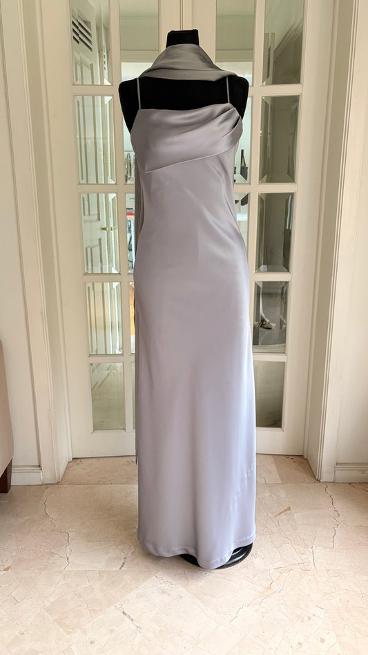 Vestido Elena Plateado