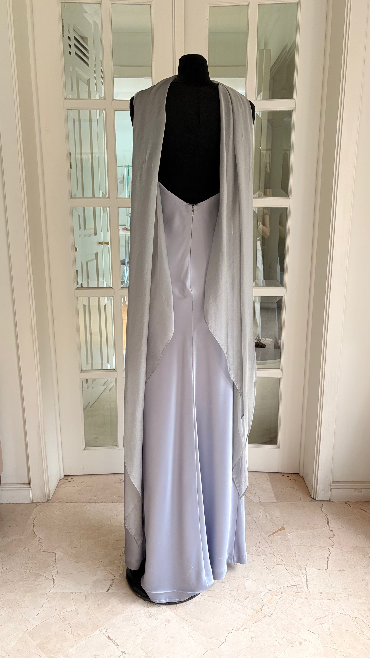 Vestido Elena Plateado