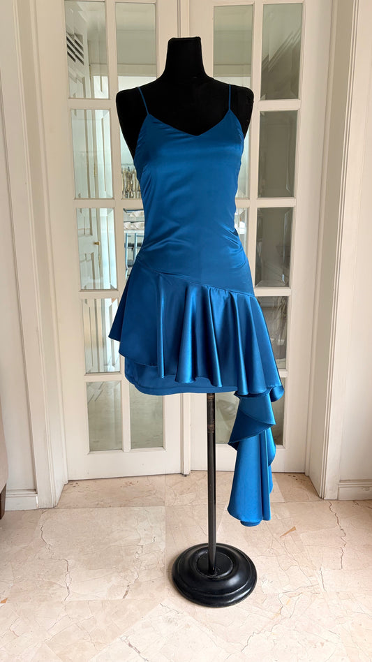 Vestido Olivia Mini Azul  Aqua