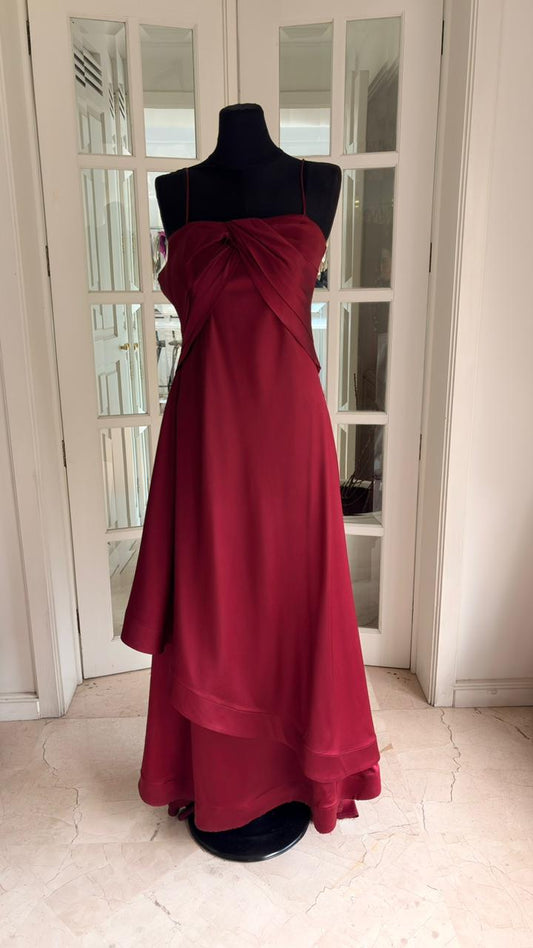 Vestido Maite Tinto